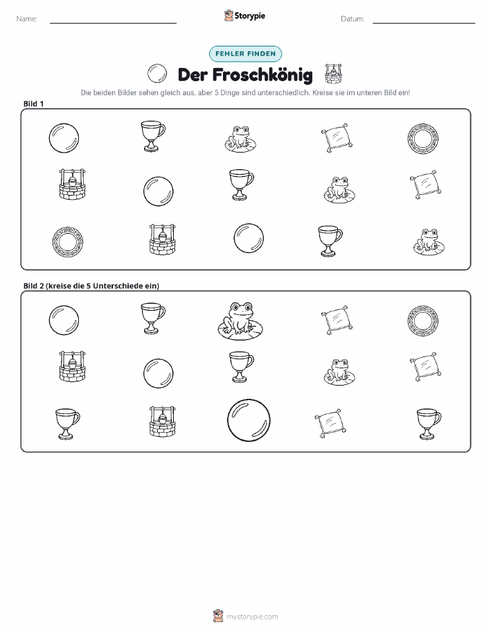 Finde den Unterschied