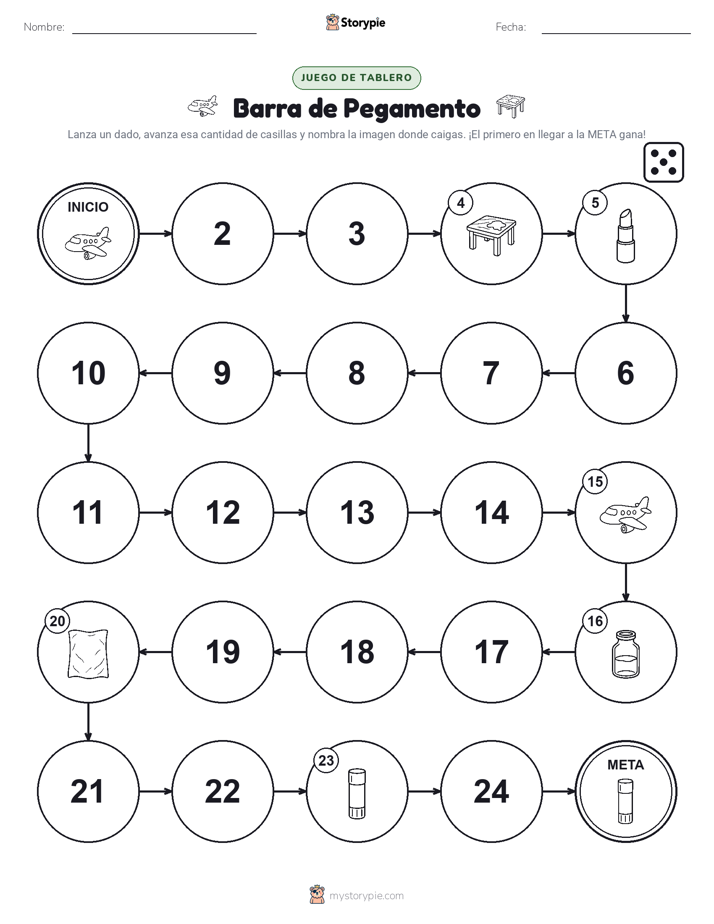 Juego de Rueda y Avanza