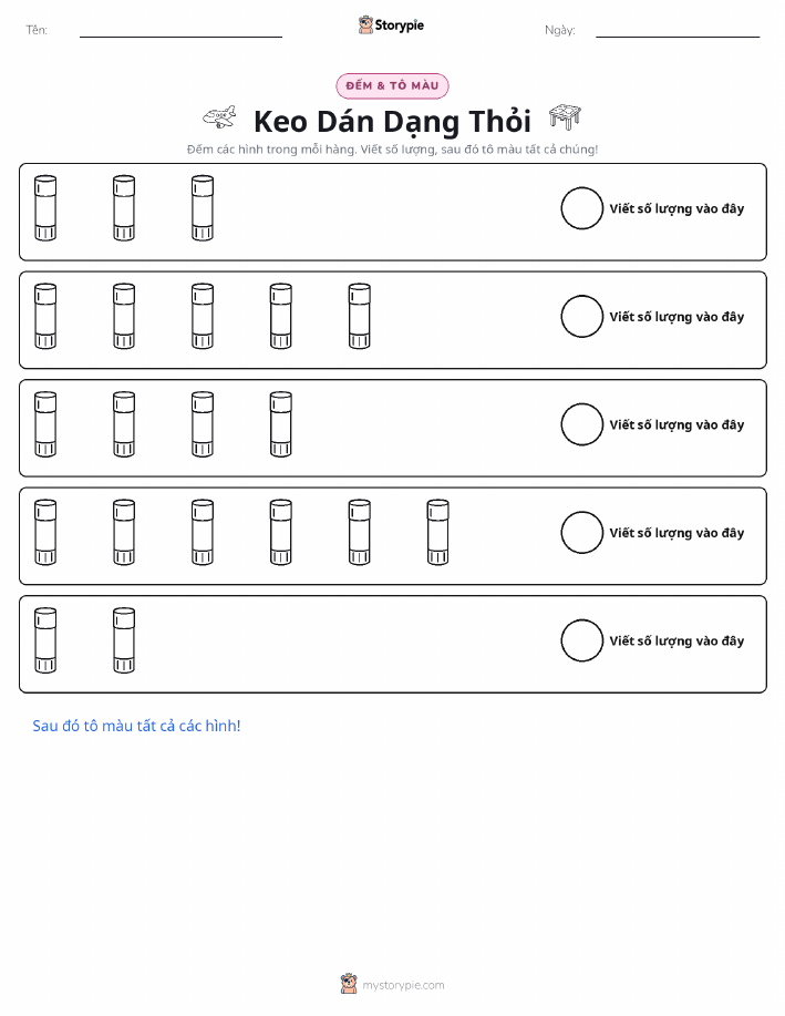 Đếm & Tô Màu