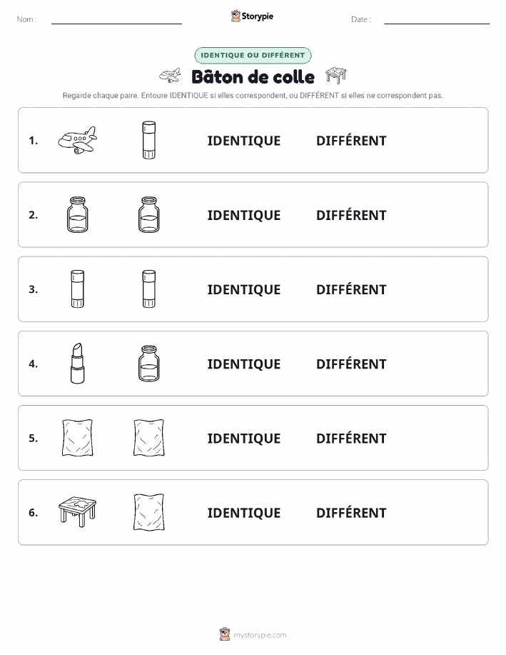 Identique ou Différent