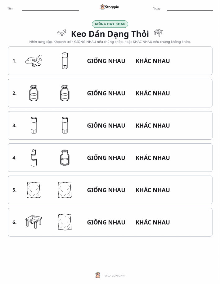 Giống Hay Khác