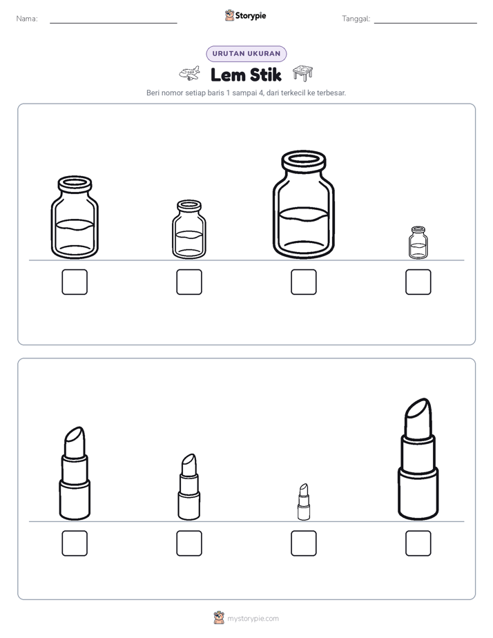 Urutan Ukuran