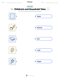 Children's and Household Tales printable worksheet preview