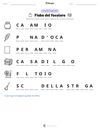 Anteprima della scheda stampabile di Fiabe del focolare