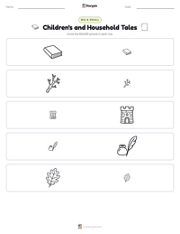Children's and Household Tales printable worksheet preview