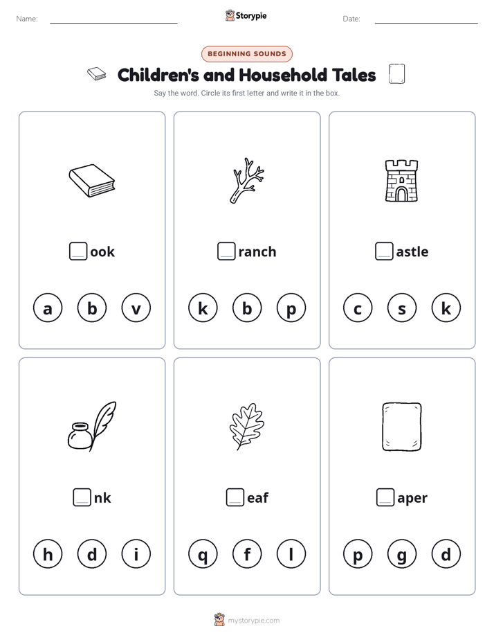 Beginning Sounds