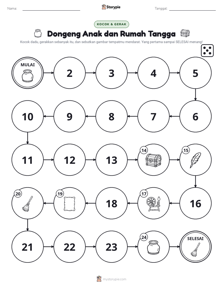 Permainan Gulung & Pindah
