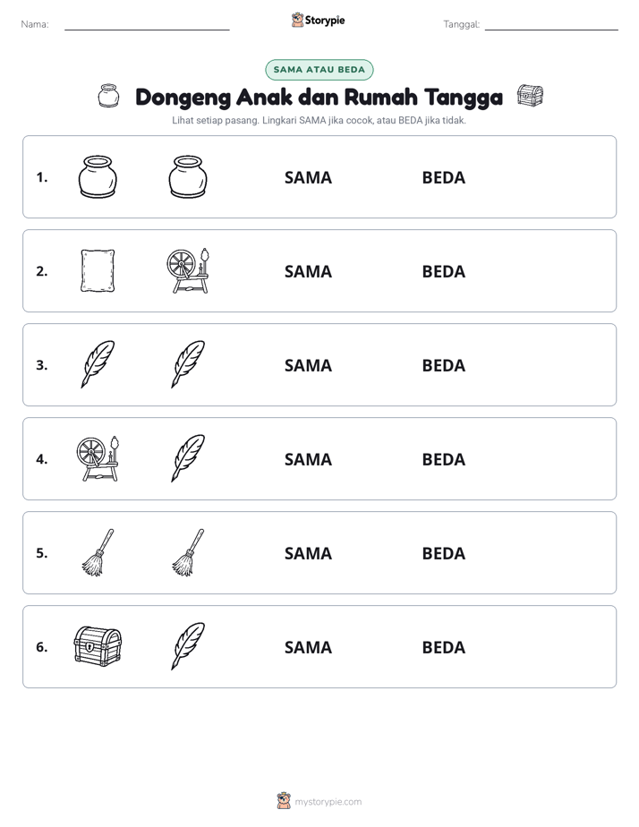 Sama atau Berbeda