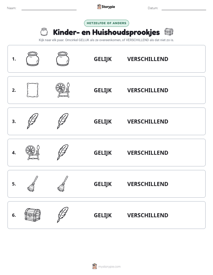 Zelfde of Verschillend