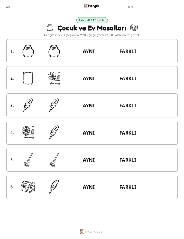 Aynı mı Farklı mı