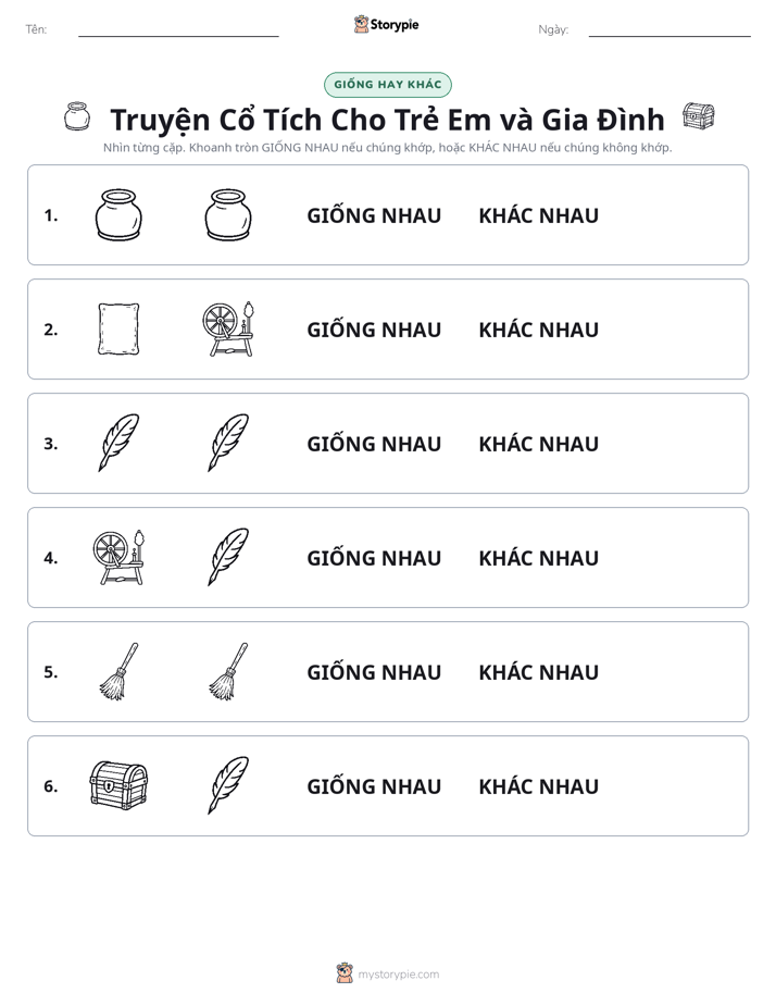 Giống Hay Khác