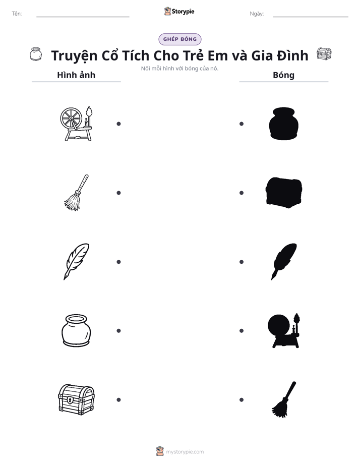 Ghép Hình Bóng