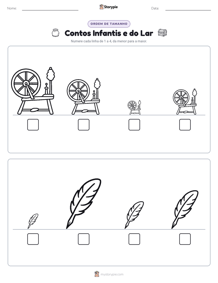 Ordem de Tamanho