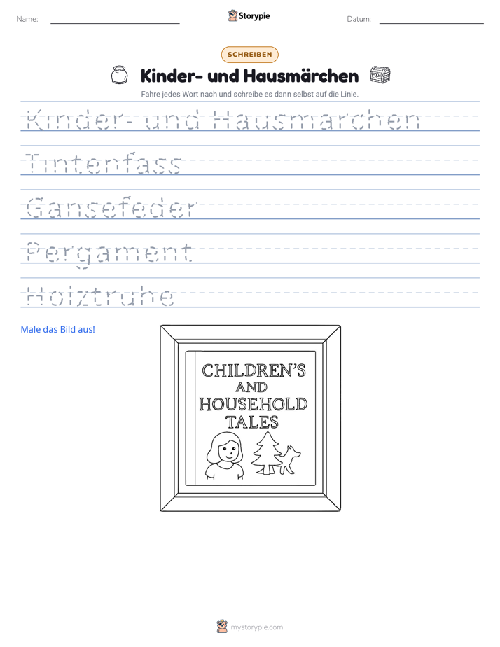 Schreibübung