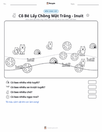 Xem trước tài liệu in sẵn Cô Gái Cưới Mặt Trăng - Thần thoại Inuit