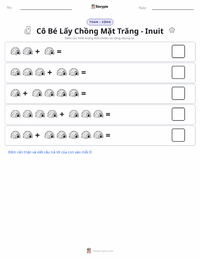 Xem trước tài liệu in sẵn Cô Gái Cưới Mặt Trăng - Thần thoại Inuit