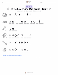 Xem trước tài liệu in sẵn Cô Gái Cưới Mặt Trăng - Thần thoại Inuit