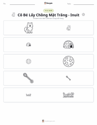 Xem trước tài liệu in sẵn Cô Gái Cưới Mặt Trăng - Thần thoại Inuit