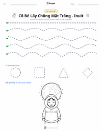 Xem trước tài liệu in sẵn Cô Gái Cưới Mặt Trăng - Thần thoại Inuit