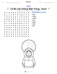Xem trước tài liệu in sẵn Cô Gái Cưới Mặt Trăng - Thần thoại Inuit