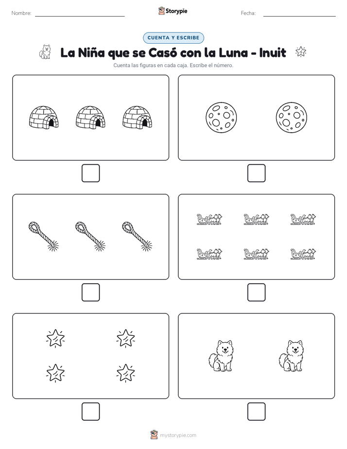 Cuenta y Escribe