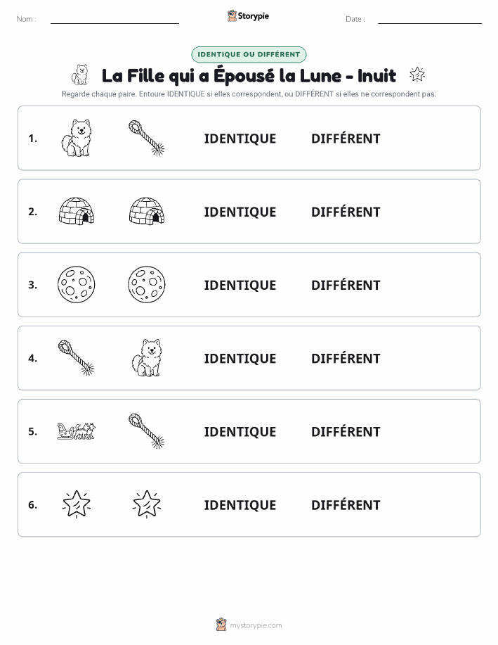 Identique ou Différent