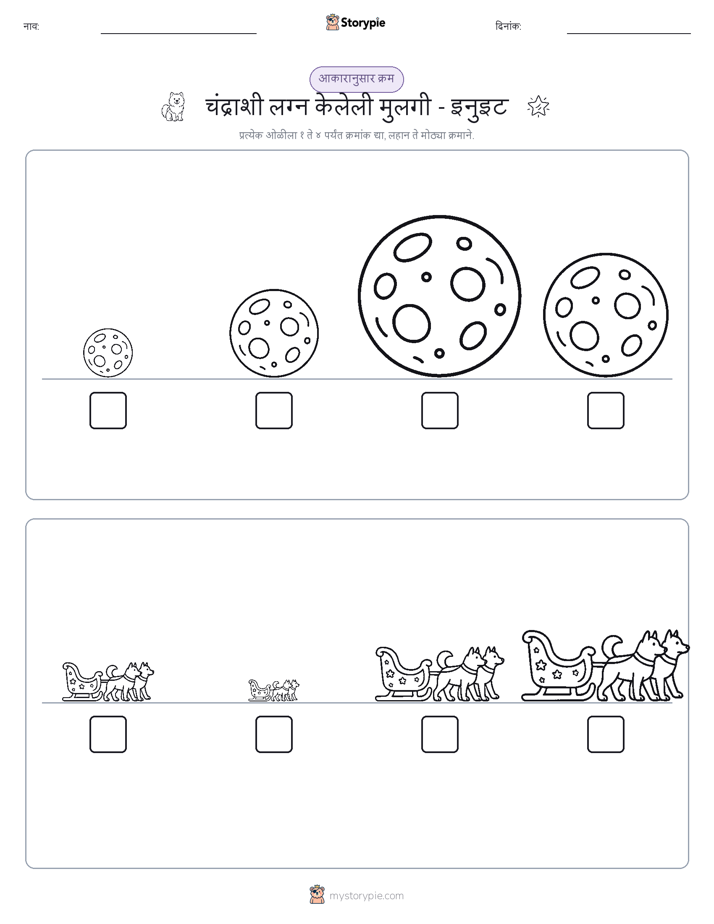 आकार क्रम