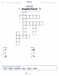 Graphite Pencil printable worksheet preview