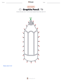 Graphite Pencil printable worksheet preview