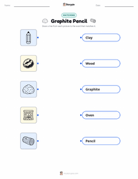 Graphite Pencil printable worksheet for kids