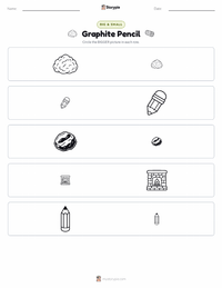 Graphite Pencil printable worksheet preview