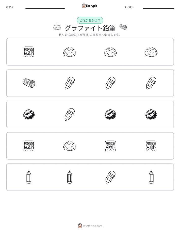 異なるものを見つけよう