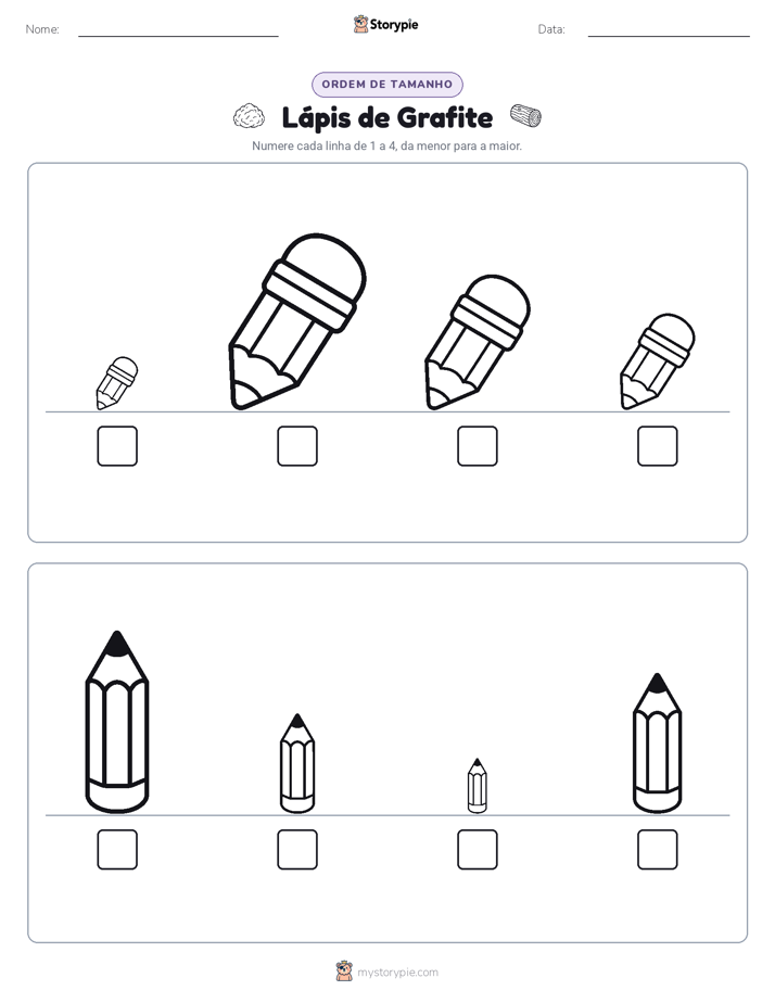 Ordem de Tamanho