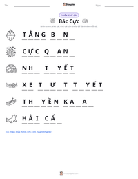 Xem trước tài liệu in sẵn Bắc Cực