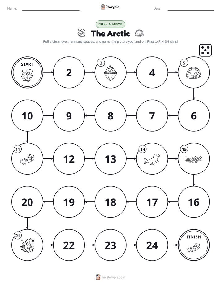 Roll & Move Game