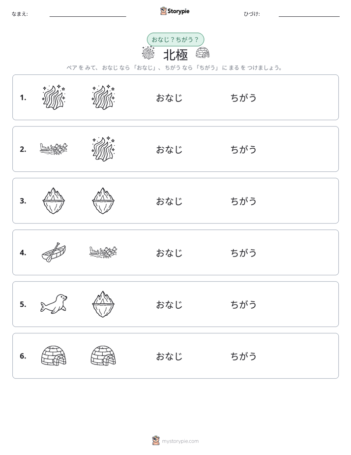 同じか違うか
