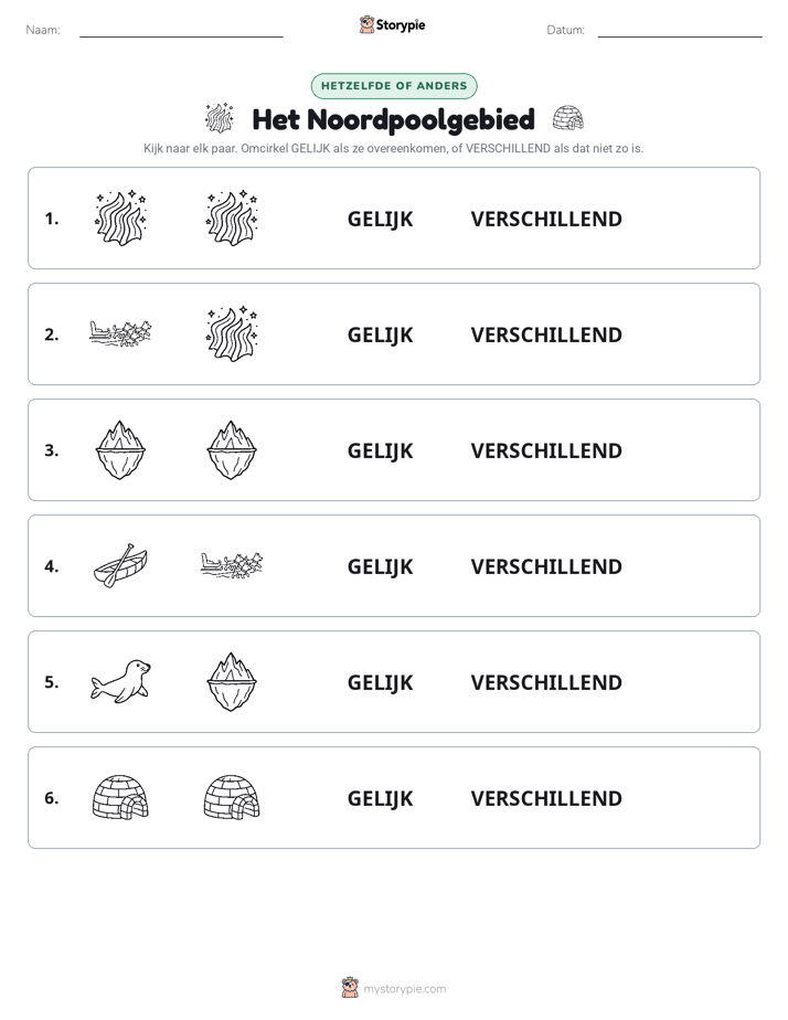 Zelfde of Verschillend