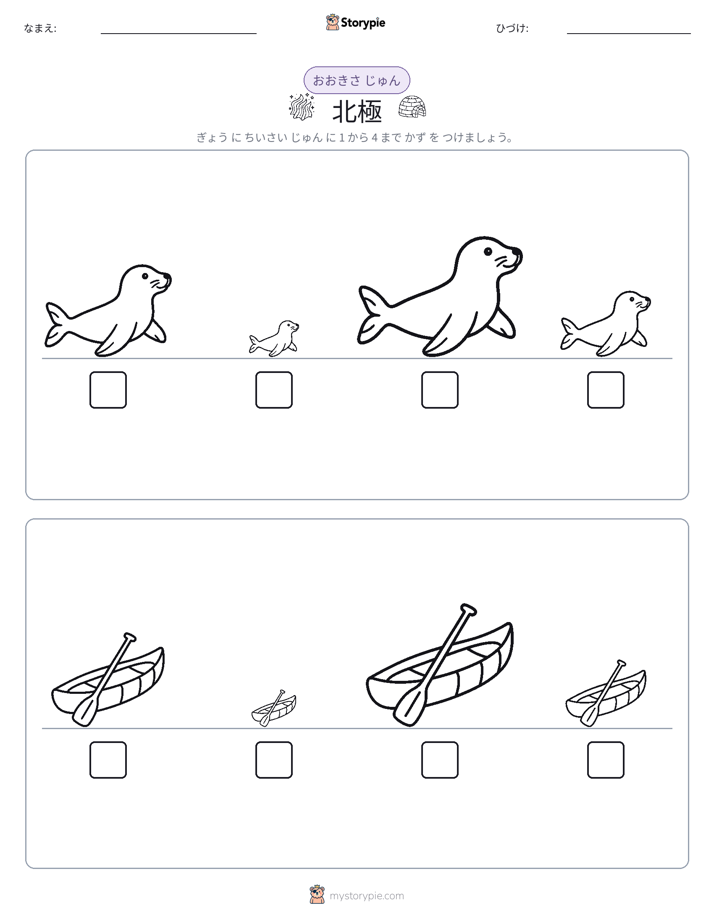 サイズ順