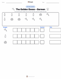 The Golden Goose - German printable worksheet preview