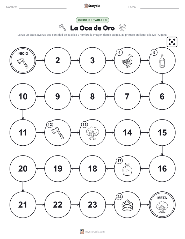 Juego de Rueda y Avanza