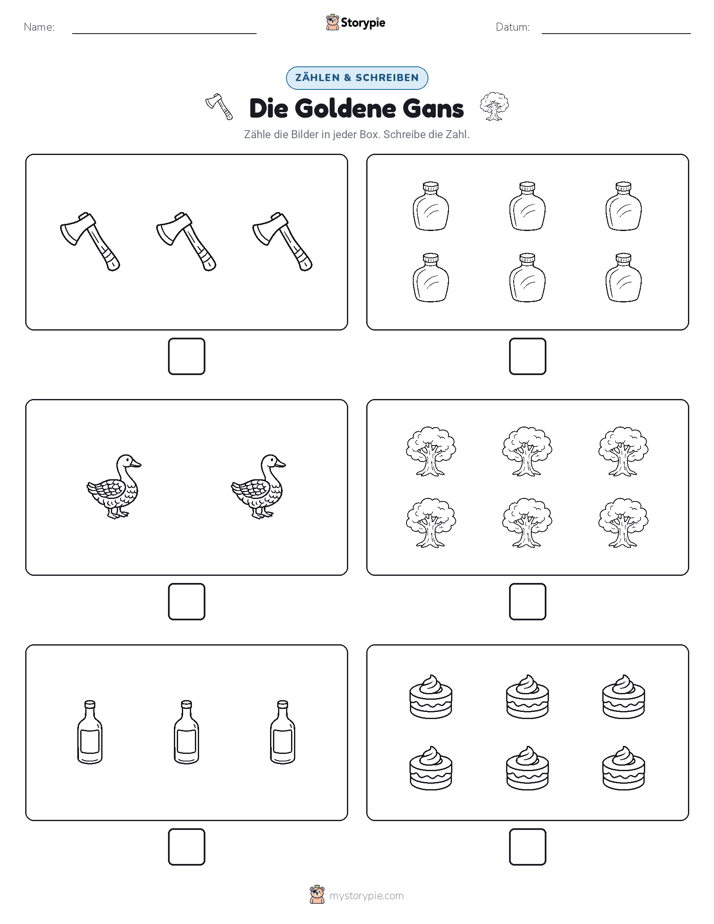 Zählen & Schreiben