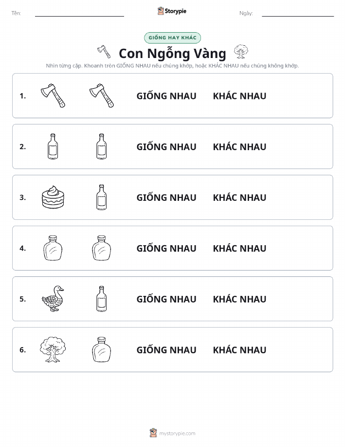 Giống Hay Khác