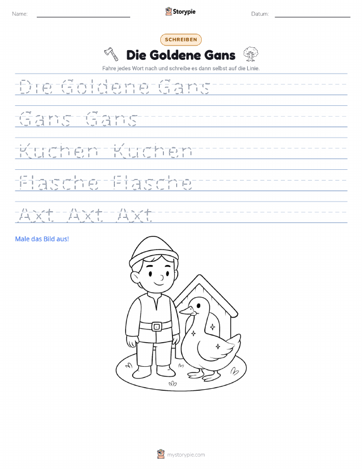Schreibübung
