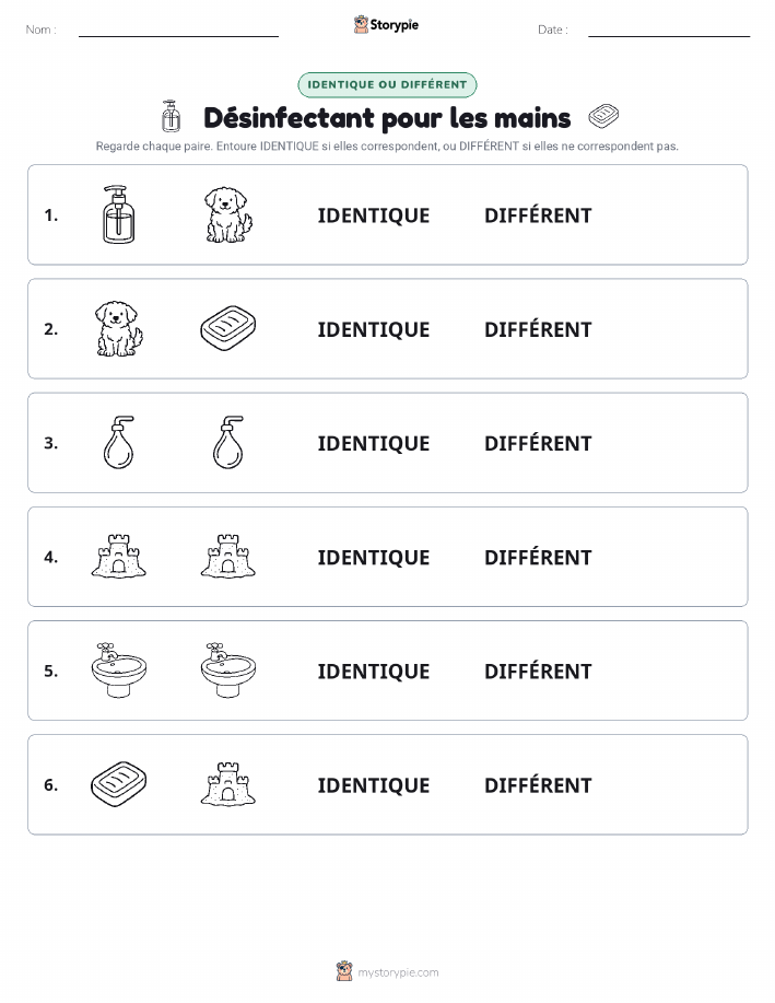 Identique ou Différent