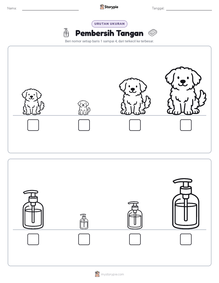 Urutan Ukuran