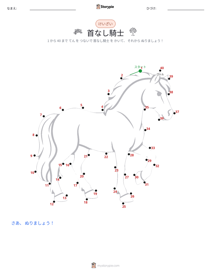 点つなぎ