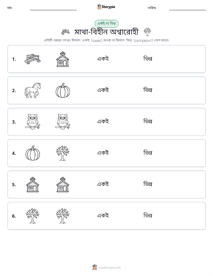 একই বা ভিন্ন