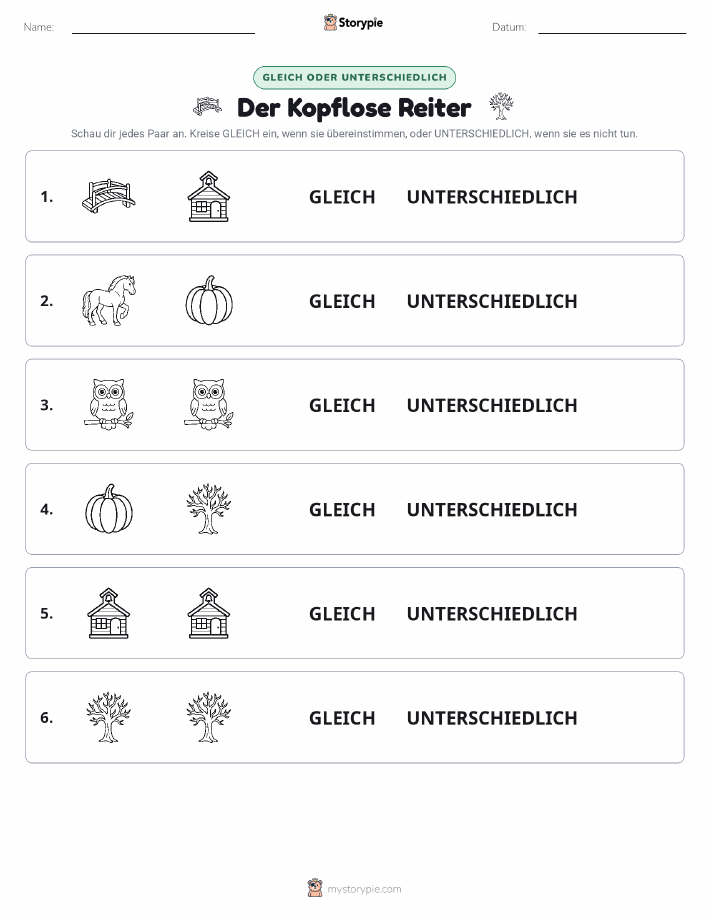 Gleich oder Anders