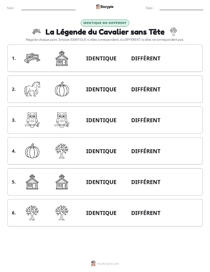 Identique ou Différent