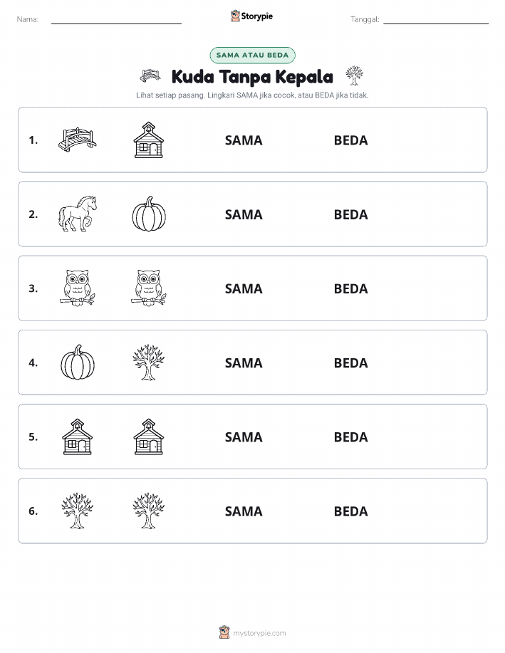 Sama atau Berbeda